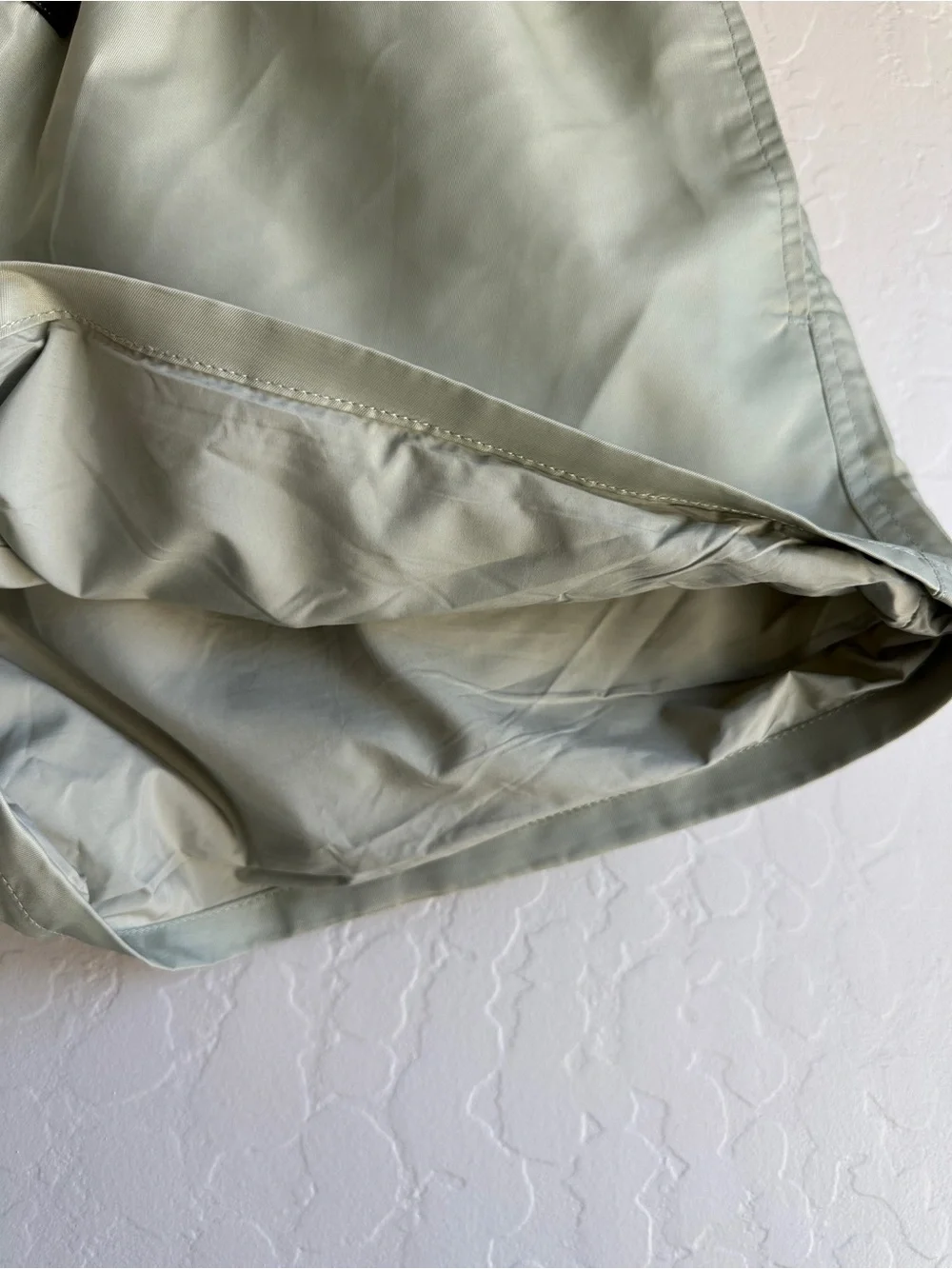 Fear Of God Essentials Men's Light Sage Green Athletic Shorts - Size Small